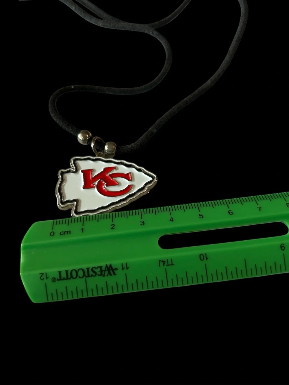 Kansas City Chiefs Arrowhead Pendant Necklace Football Unisex Gameday